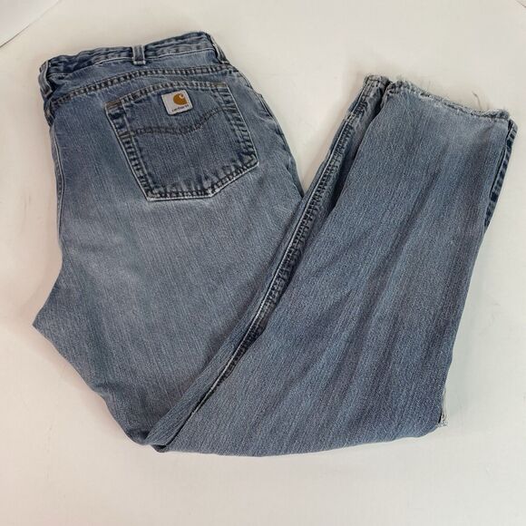 Carhartt Women’s Jeans, 18x32, WB160 VIO, Workwear, Straight leg, Distressed - Picture 1 of 9